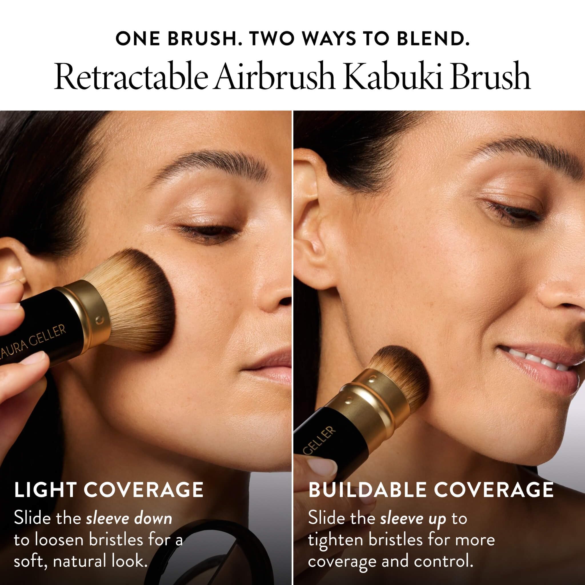 LAURA GELLER NEW YORK Award-Winning Baked Balance-n-Brighten Color Correcting Powder Foundation - Fair - Buildable Light to Medium Coverage - Demi-Matte Natural Finish