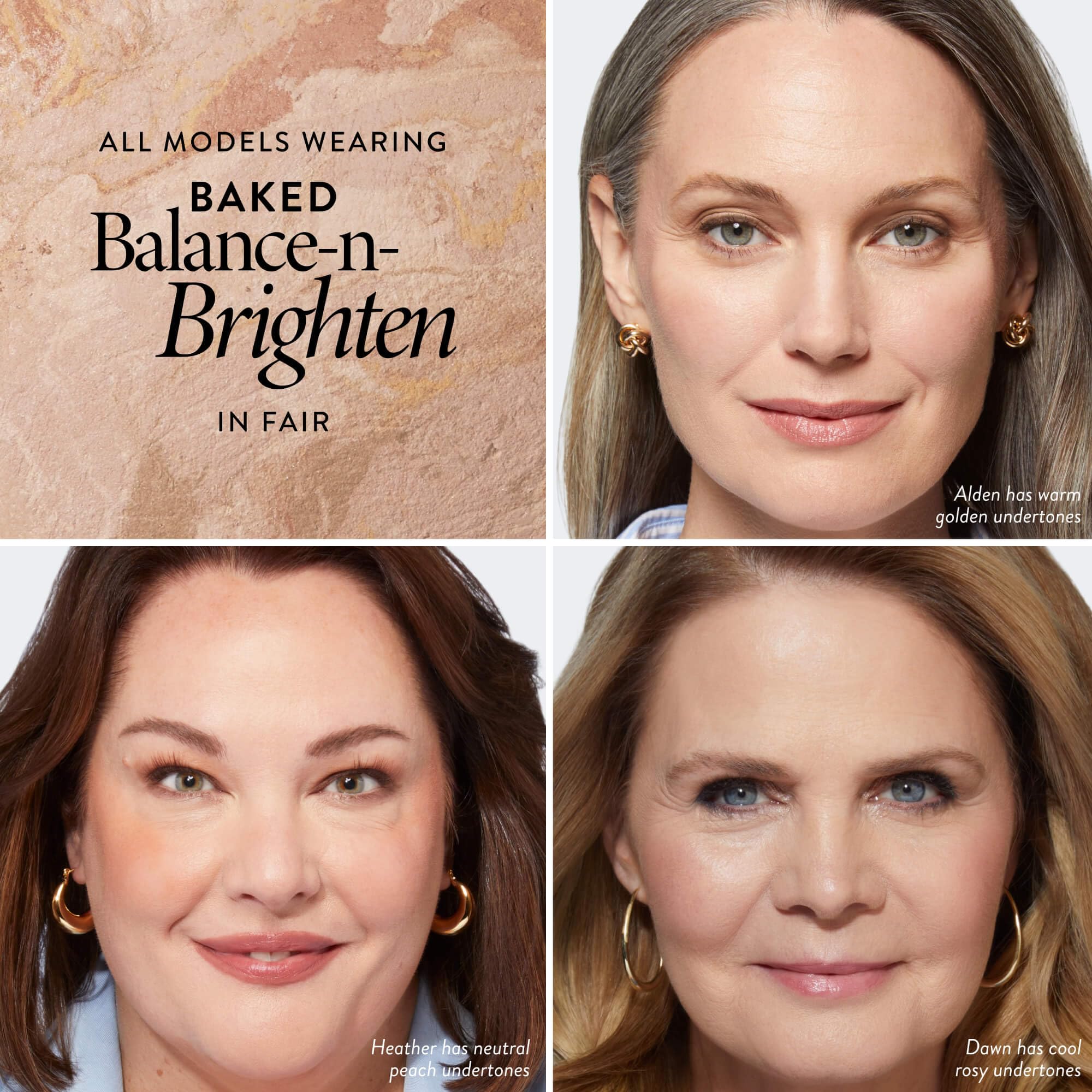 LAURA GELLER NEW YORK Award-Winning Baked Balance-n-Brighten Color Correcting Powder Foundation - Fair - Buildable Light to Medium Coverage - Demi-Matte Natural Finish
