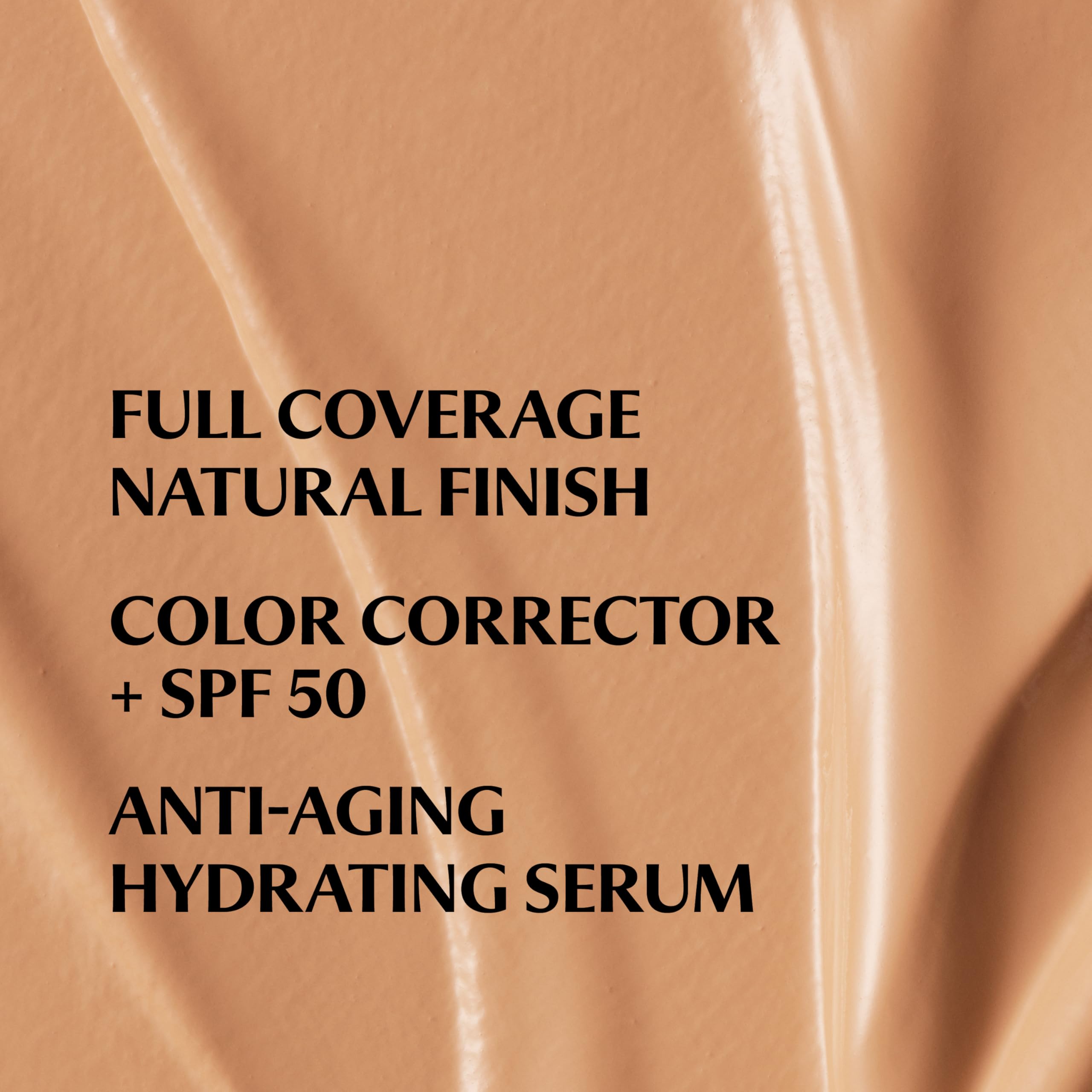 IT Cosmetics CC+ Cream - Natural Full Coverage Foundation With SPF 50+, Color Corrector & Anti-Aging Hydrating Serum, Hyaluronic Acid + Peptides, Lightweight Up To 24H Wear, All Skin Types