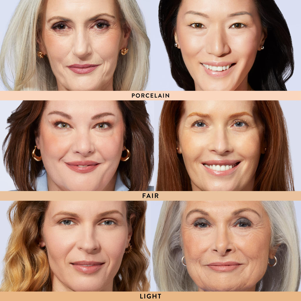 LAURA GELLER NEW YORK Award-Winning Baked Balance-n-Brighten Color Correcting Powder Foundation - Fair - Buildable Light to Medium Coverage - Demi-Matte Natural Finish