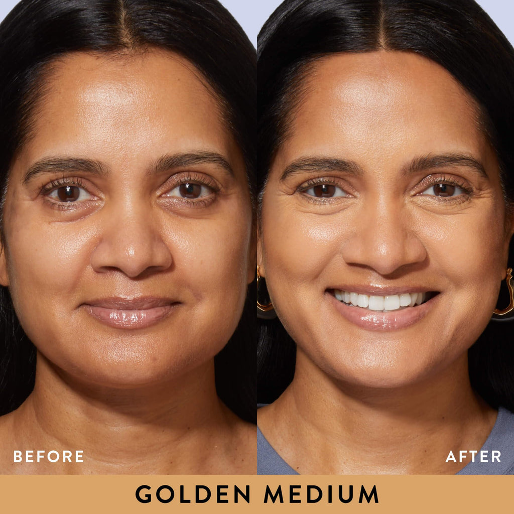 LAURA GELLER NEW YORK Award-Winning Baked Balance-n-Brighten Color Correcting Powder Foundation - Fair - Buildable Light to Medium Coverage - Demi-Matte Natural Finish